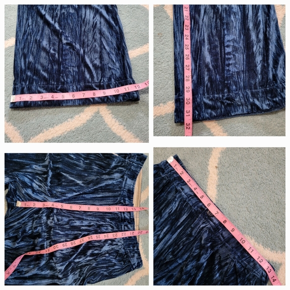 Free People Runaway Velvet Wide Leg Pants Size 4 - Picture 11 of 13